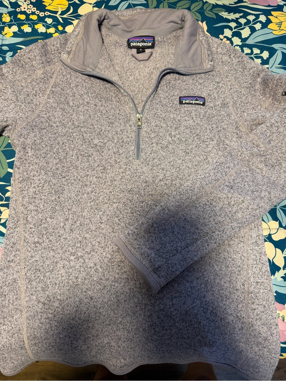 Patagonia Women’s Gray Half-Zip Sweater Pullover